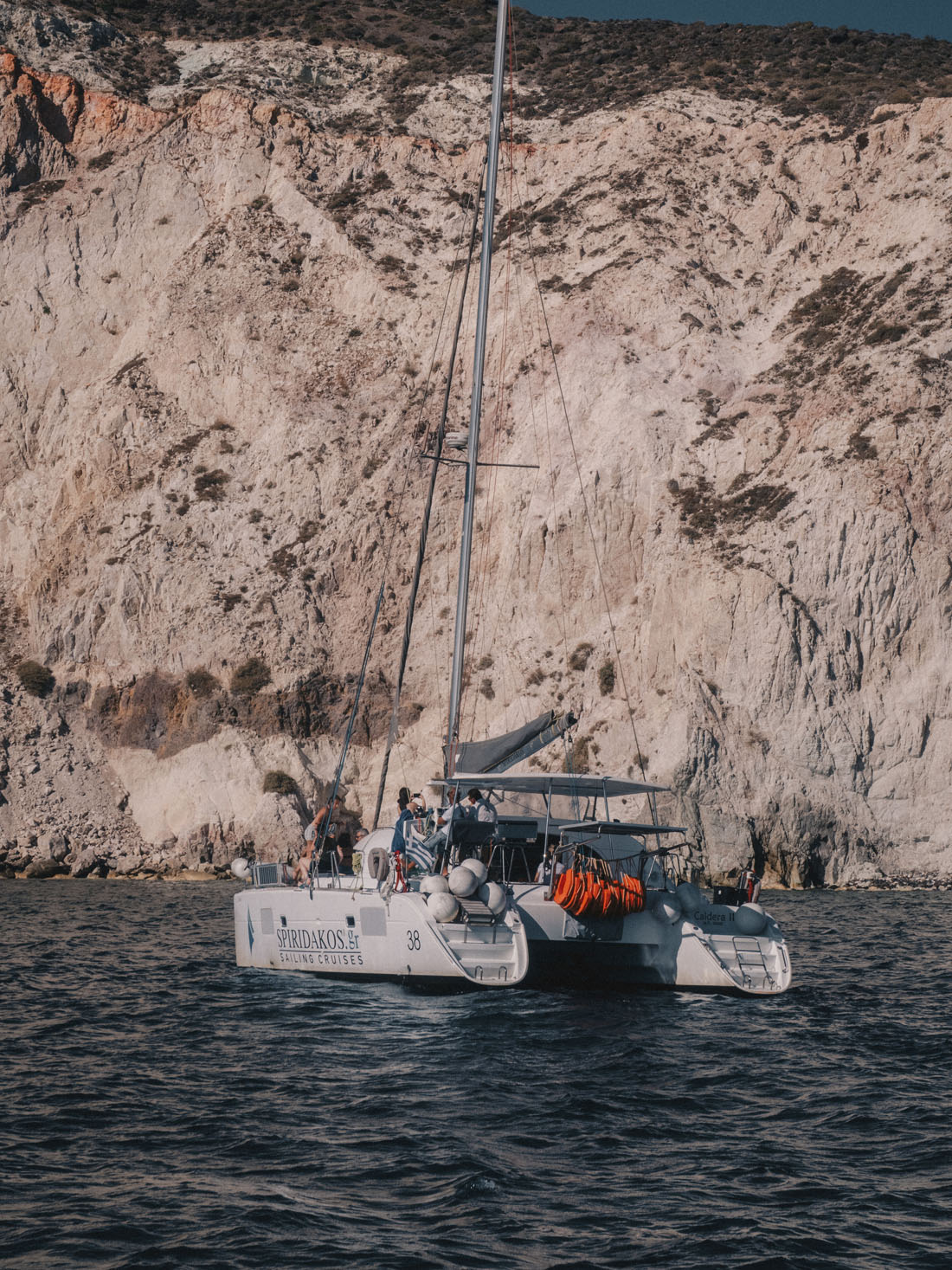 sunset cruise in santorini