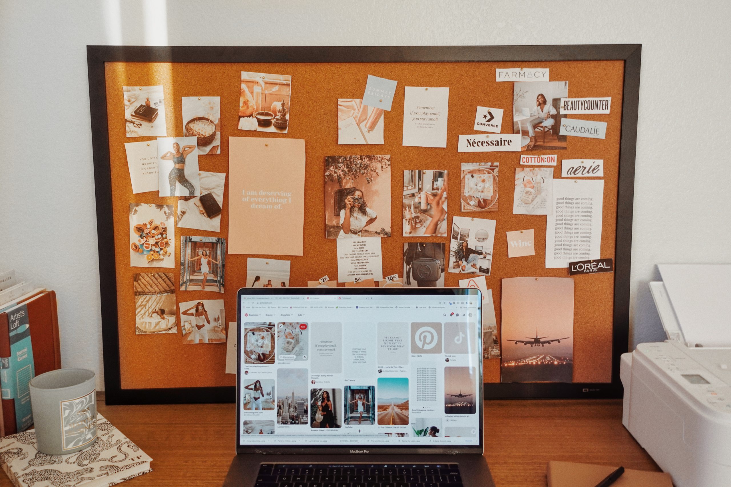 My 2021 Vision Board + How To Make One
