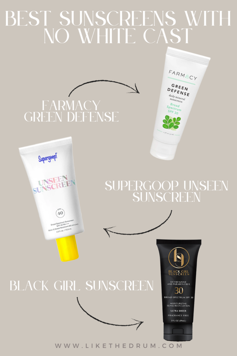 best sunscreen with no white cast