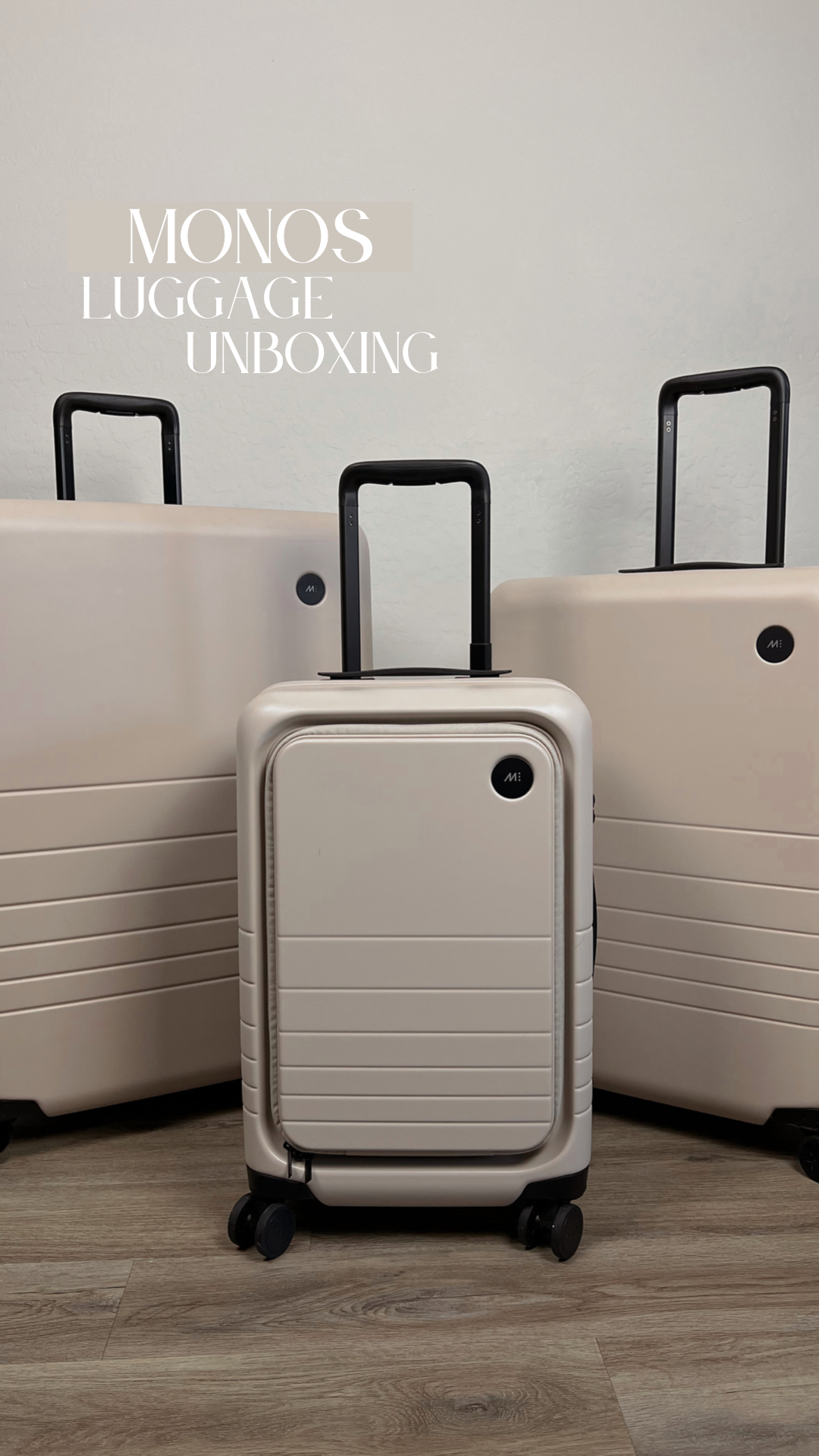 monos luggage unboxing