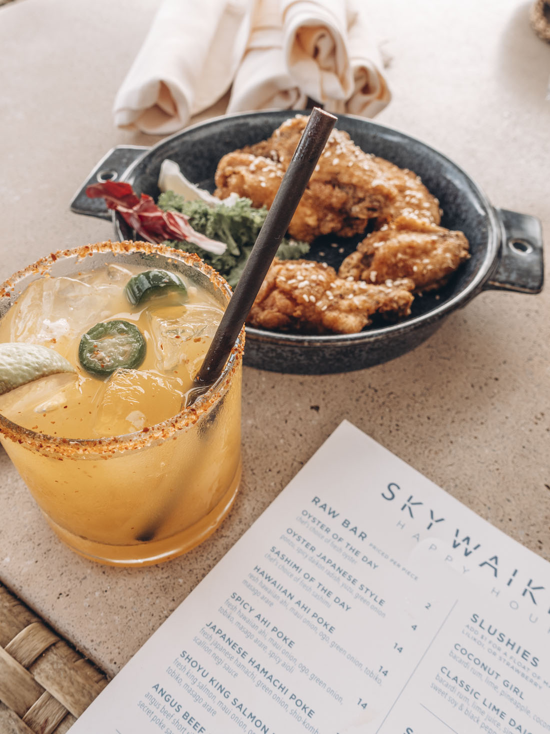 oahu itinerary - happy hour at Sky Waikiki