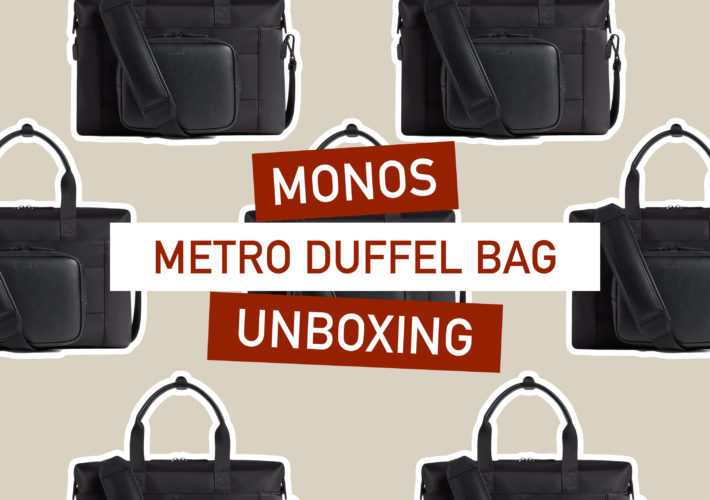 monos metro duffel bag unboxing