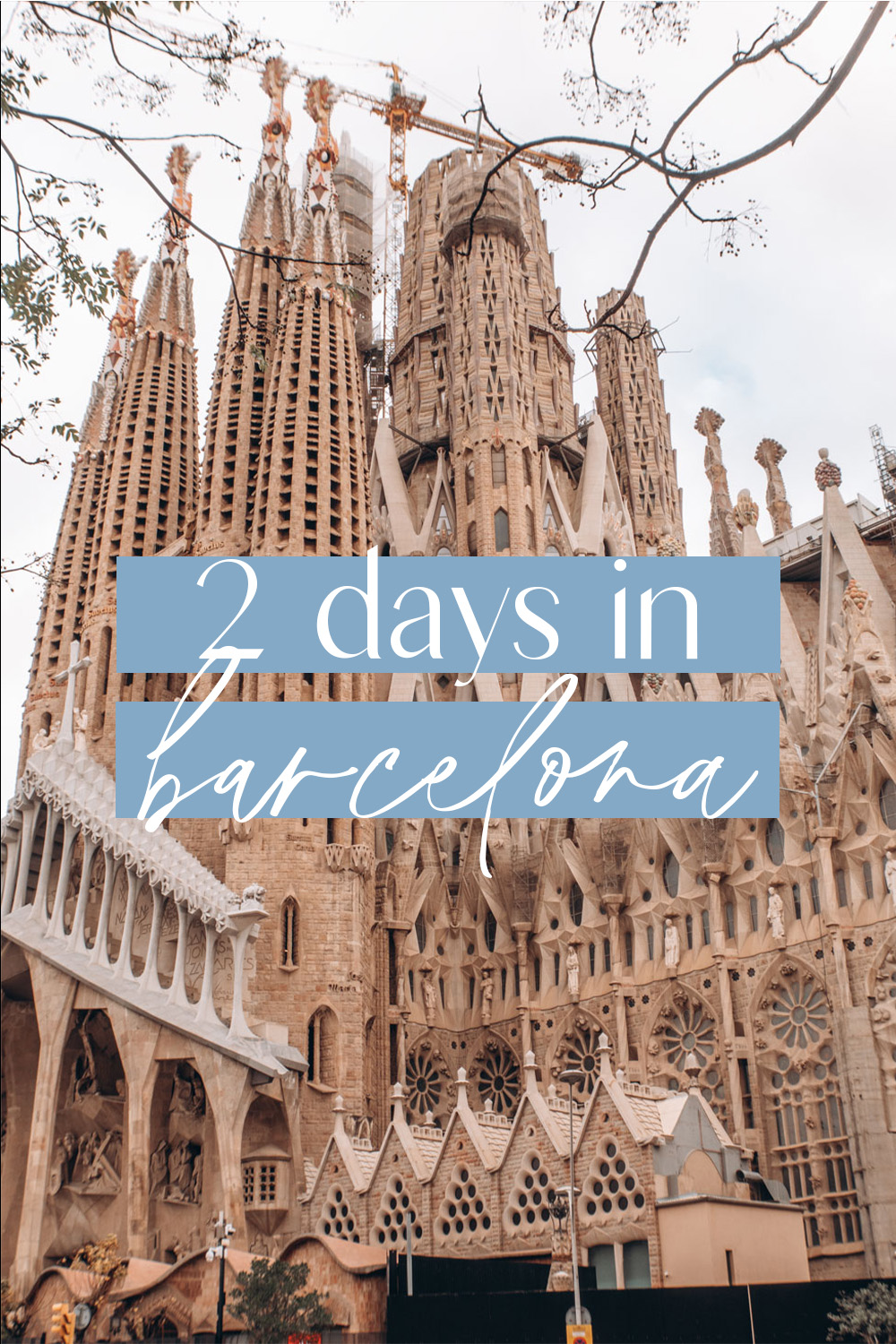 2-Day Barcelona Itinerary PIN