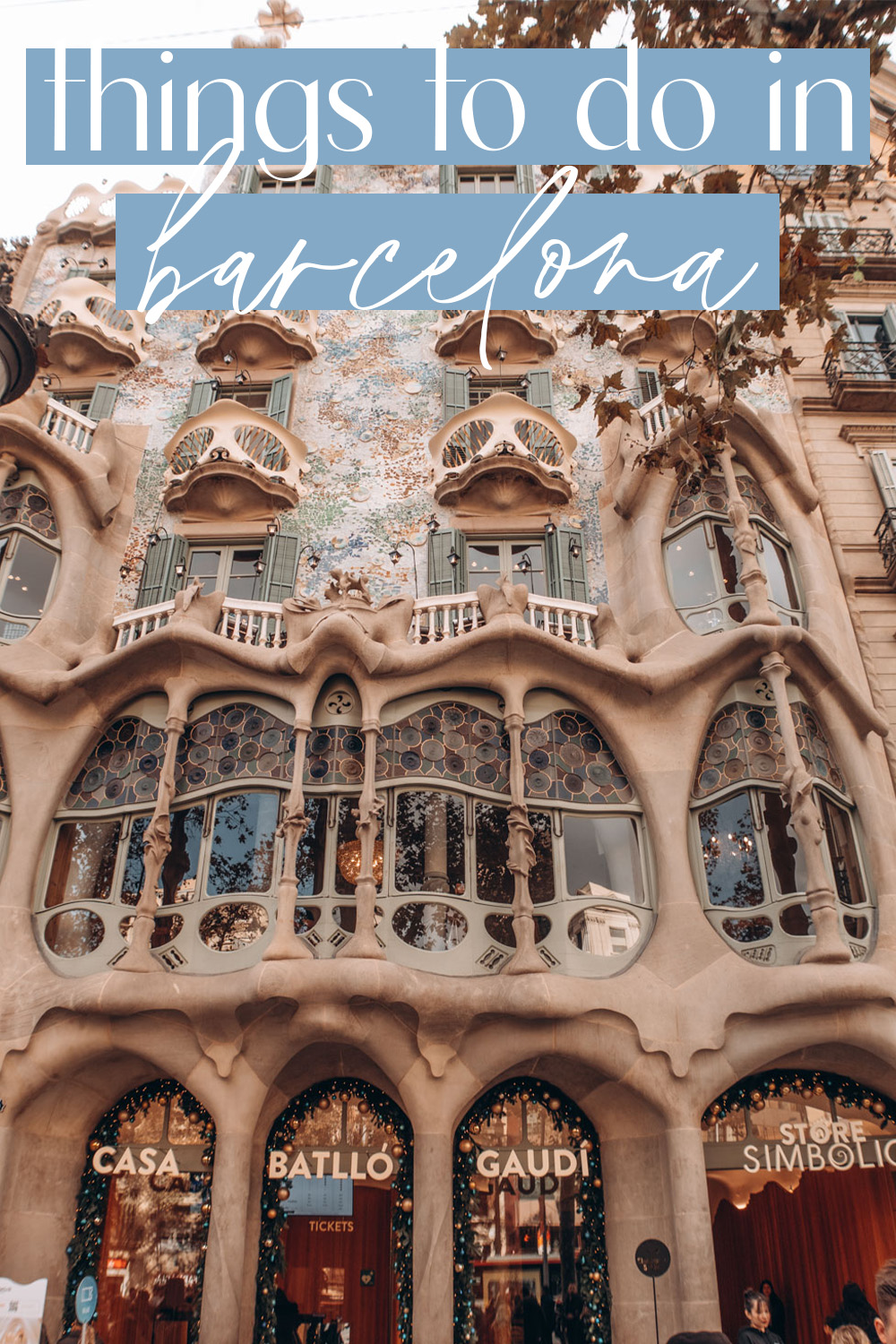 things to do in barcelona pin