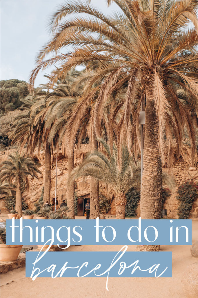 barcelona itinerary pin