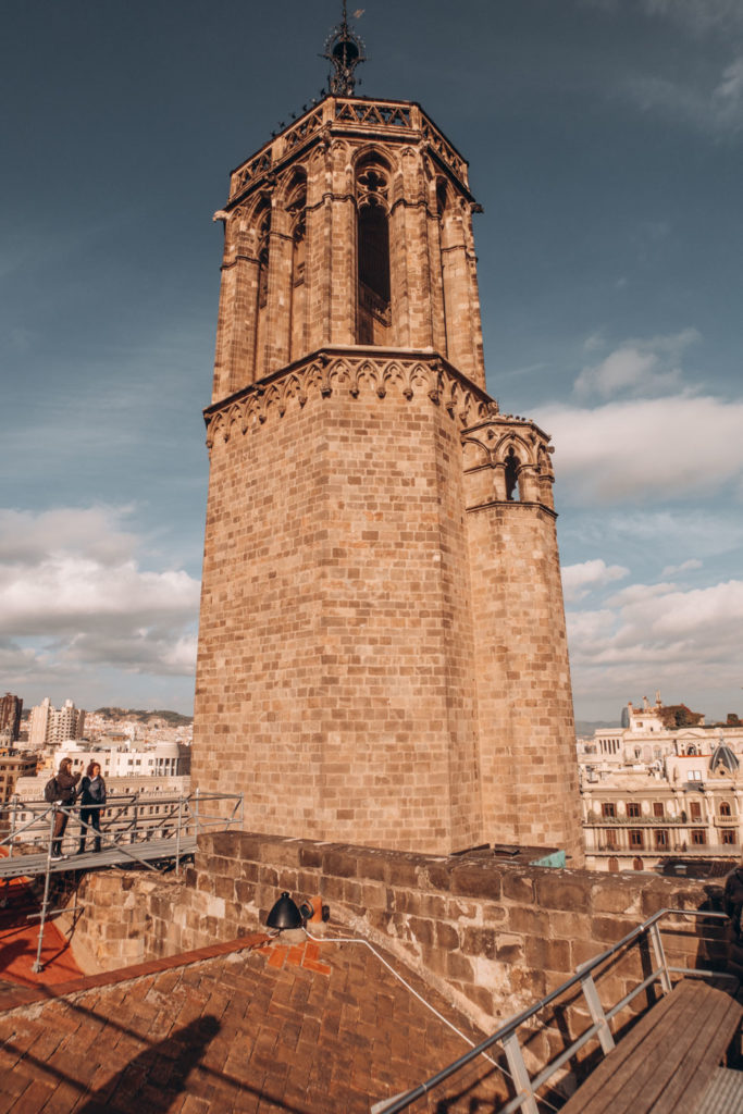 Barcelona Cathedral roof views