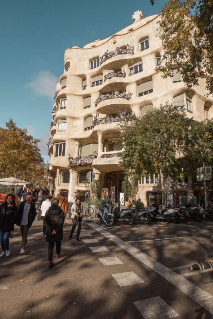 casa mila in barcelona