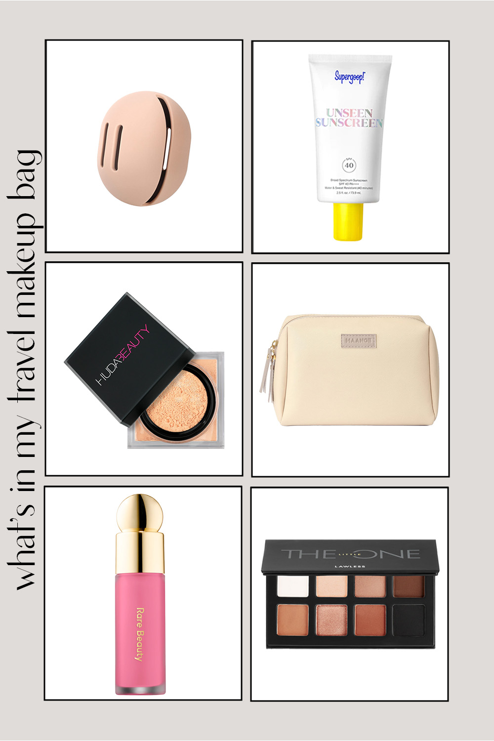 How to Pack Makeup for Travel & TSA Makeup Rules