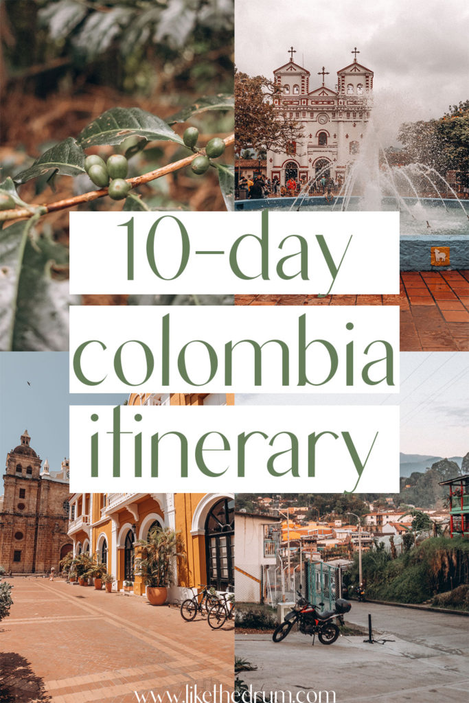 10-day colombia itinerary - pin