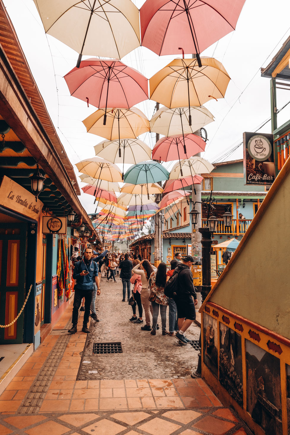 streets of guatape, colombia