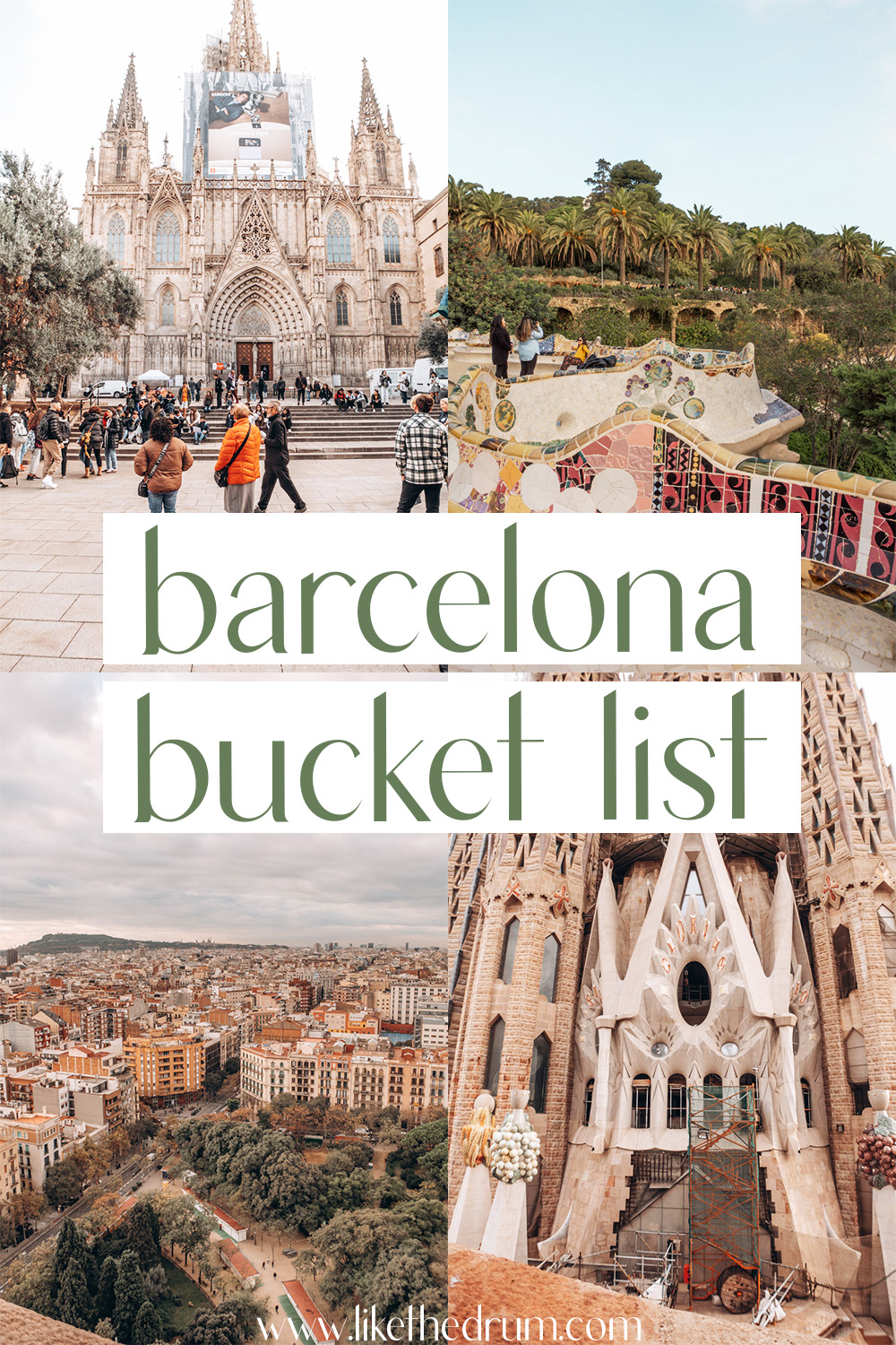 Barcelona Bucket List - The best things to do in Barcelona