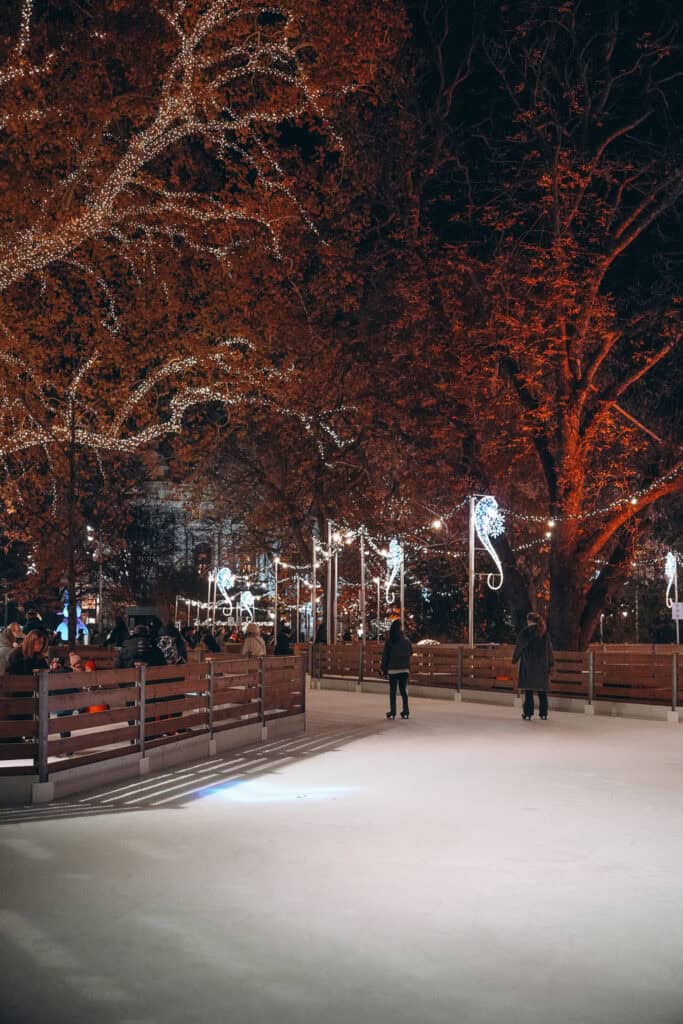 Ice Skating at Rathauspark